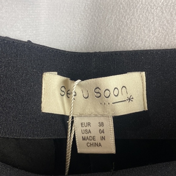 Anthropologie See U Soon Bohemian Funky Formal Mini Skirt Flowy - Size 4 - Picture 7 of 12